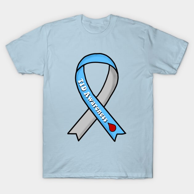 Diabetes Awareness Ribbon T-Shirt by CatGirl101